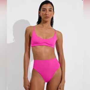 Left On Friday Pink Bikini TOP